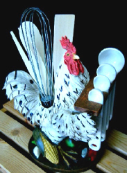 Rooster TOOL & Measuring Spoon Holder